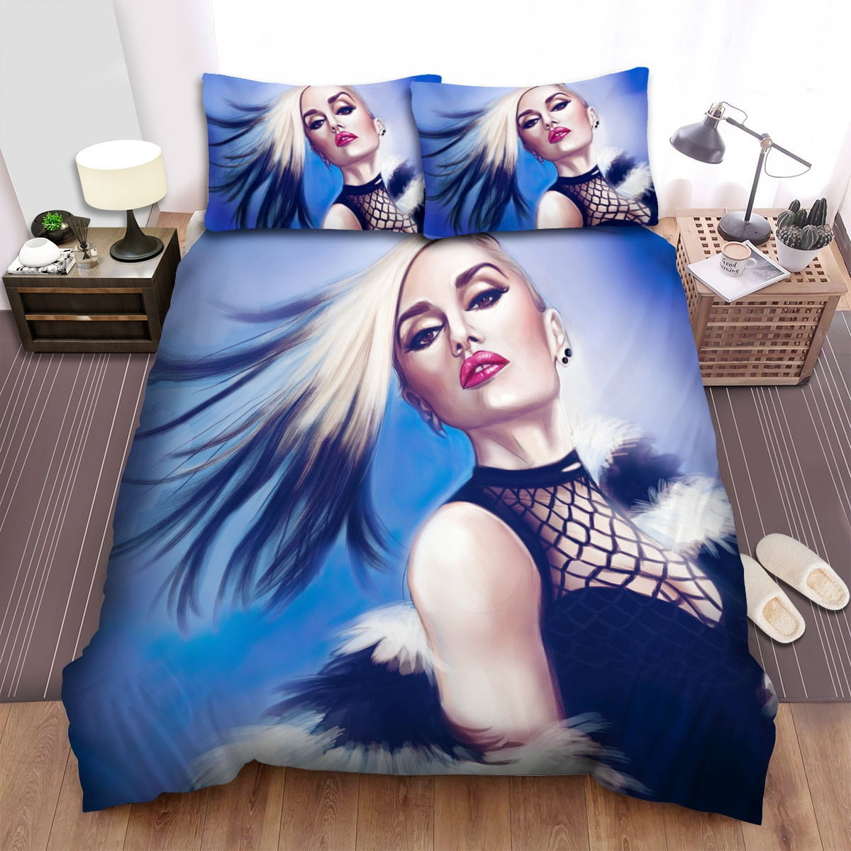 Gwen Stefani Bedding Sets, Flatsheet Gift For Wife, Husband, Besties