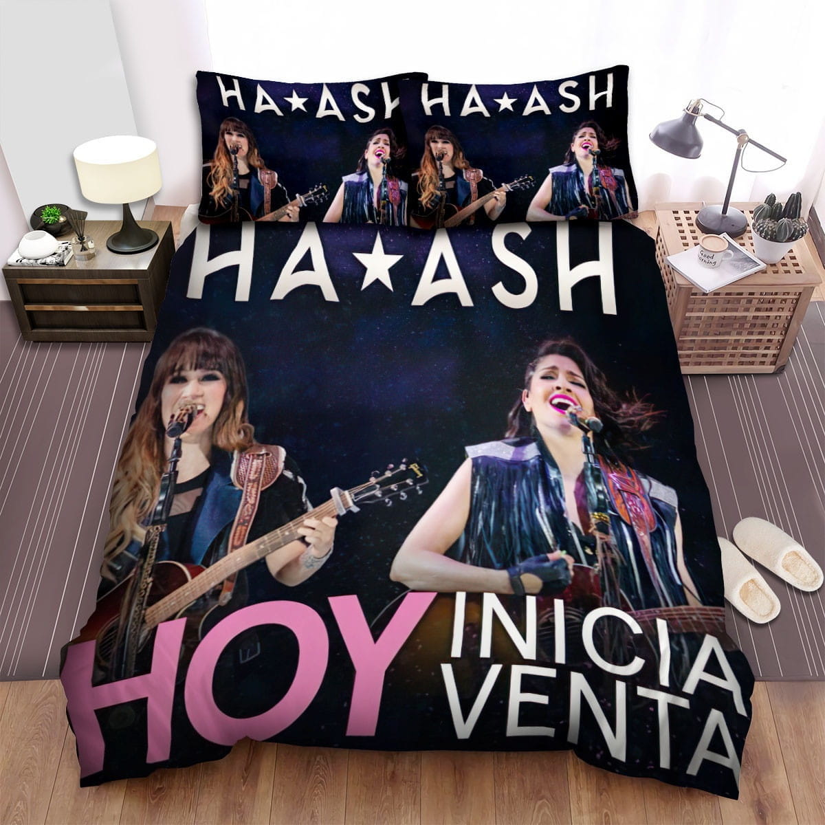 Ha*Ash Band Hoy Bedding Sets Duvet Cover, Flatsheet, Pillowcases Perfect Gift For Fans