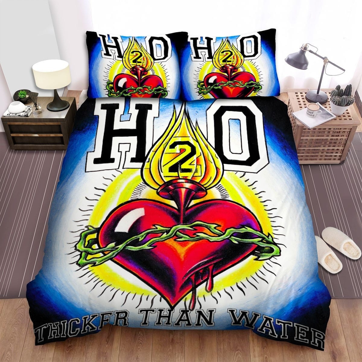 H2o Thicker Than Water Bedding Set, Gift For Christmas, Birthday, Thanksgiving