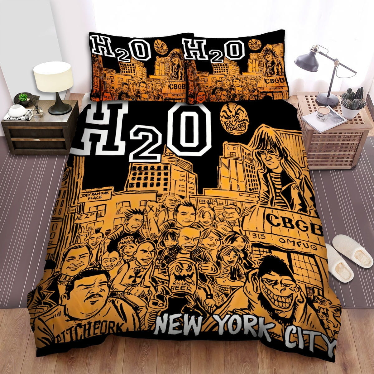 H2o New York City Bedding Set, Gift For Christmas, Birthday, Thanksgiving