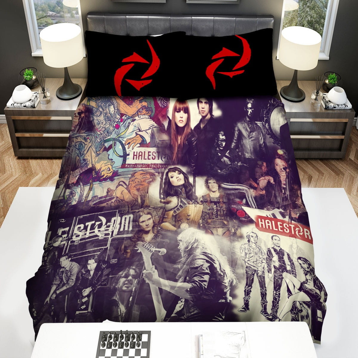 Halestorm Collection Bedding Sets Duvet Cover, Flatsheet, Pillowcase For Your Lover
