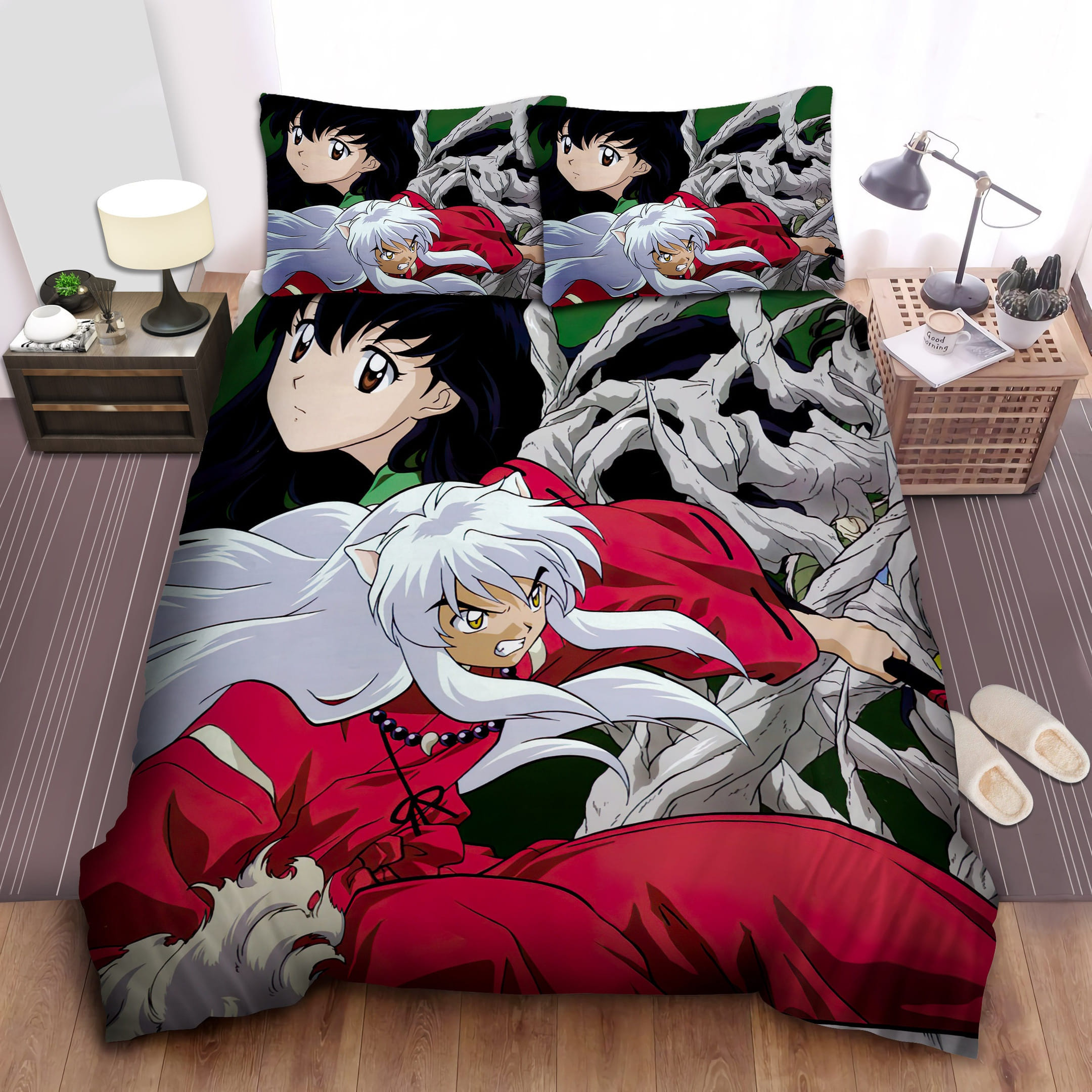 Half Demon Naraku Bedding Sets Duvet Cover, Flatsheet, Pillowcase For Your Lover