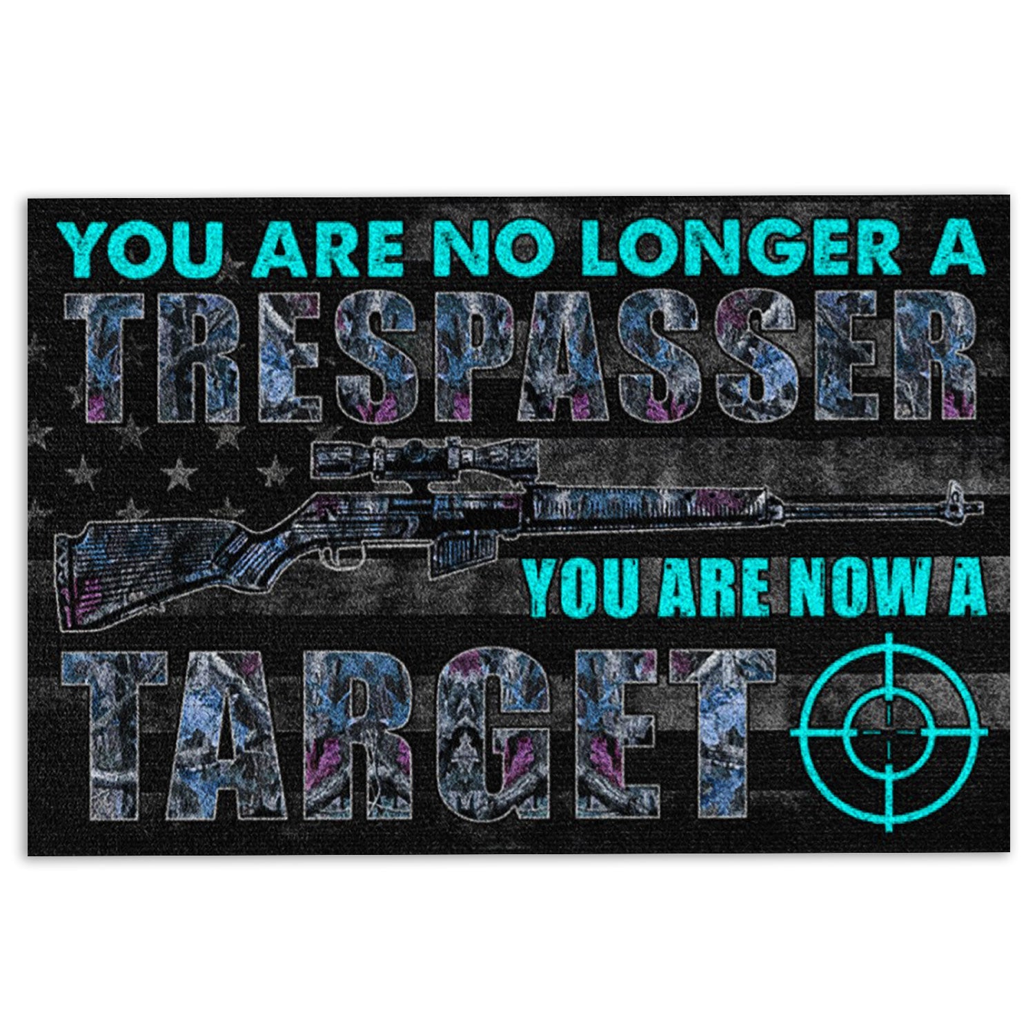 Hunting Rubber Doormat, Hunting You Are No Longer A You Are Now A Welcome Doormat, Indoor Outdoor Door Mat, Home Decor