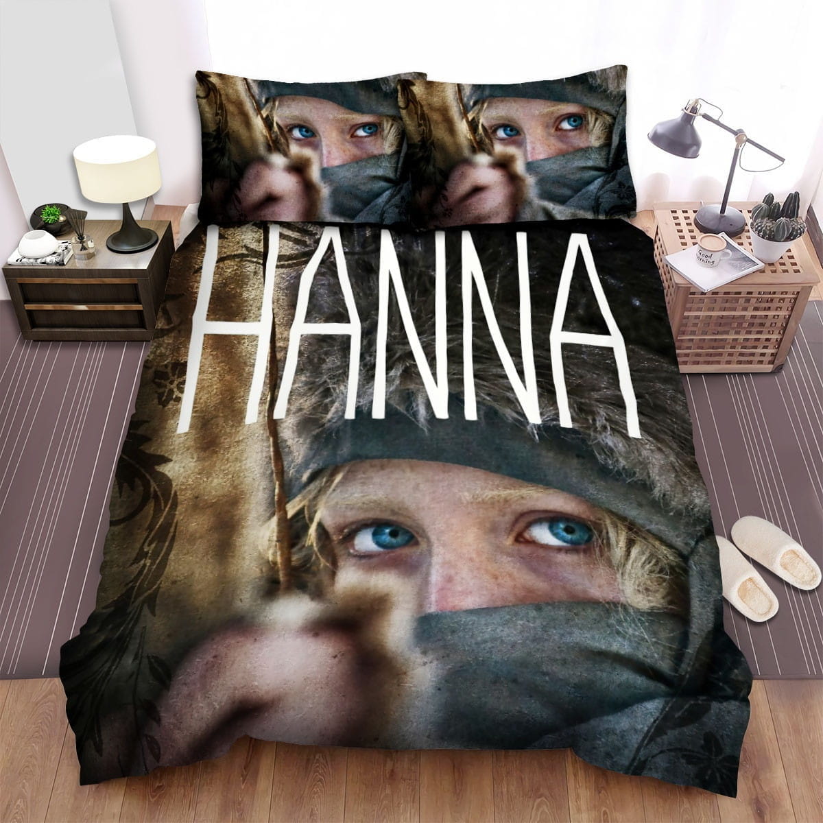 Hanna Movie Poster 2 Decorative Bedding Sets with Duvet Cover, Flatsheet, Pillowcases