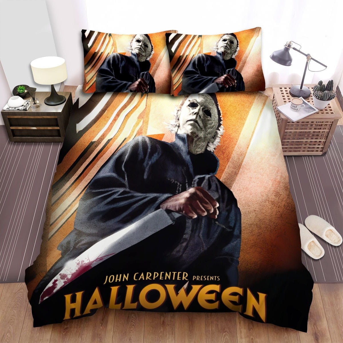 Halloween (I) Movie Art 7 Bedding Sets, Flatsheet Gift For Wife, Husband, Besties