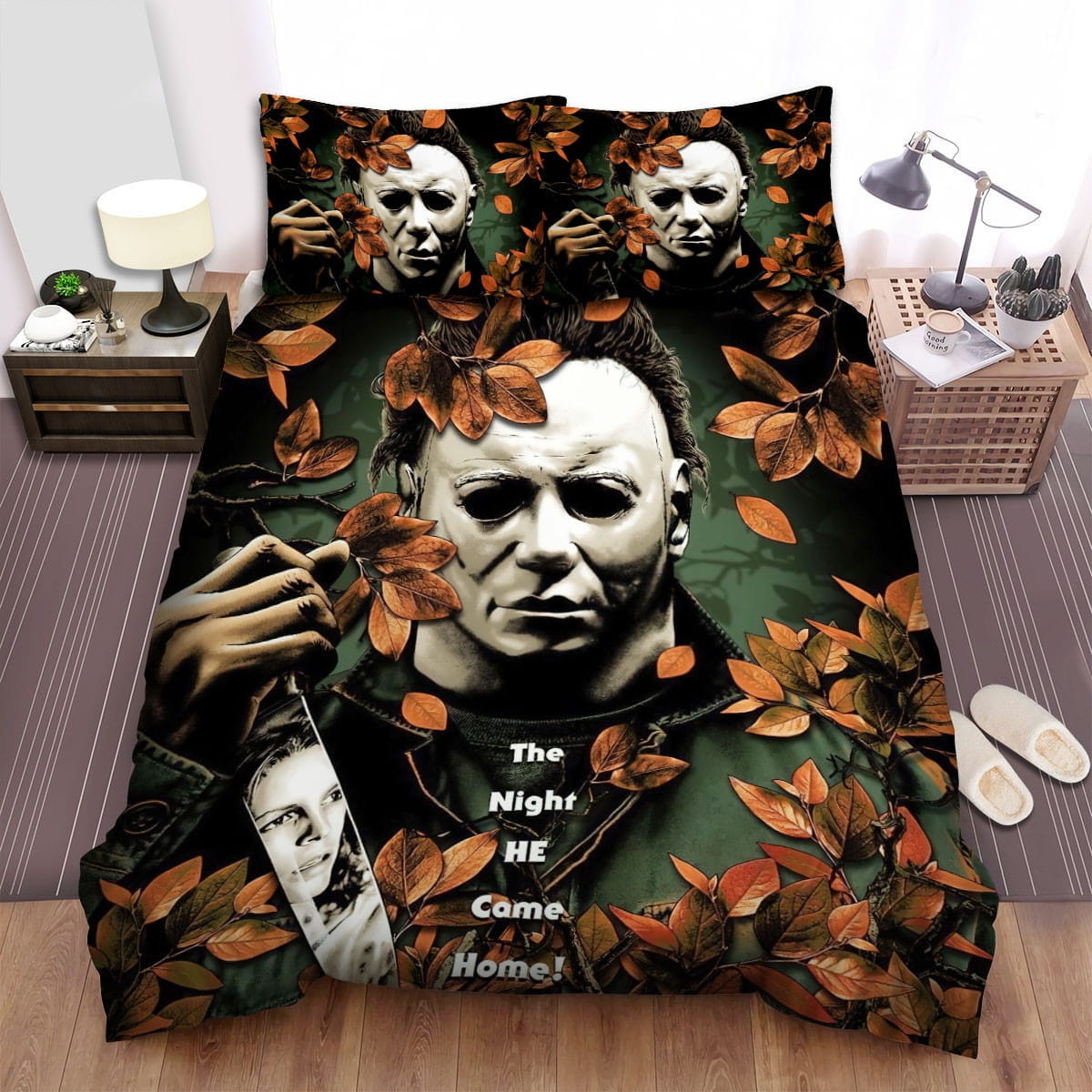 Halloween Movie Poster Ix Bedding Sets, Flatsheet Gift For Christmas, Thanksgiving, Halloween