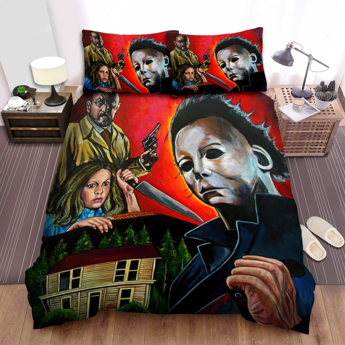 Halloween Movie Poster Ii Bedding Set, Gift For Christmas, Birthday, Thanksgiving