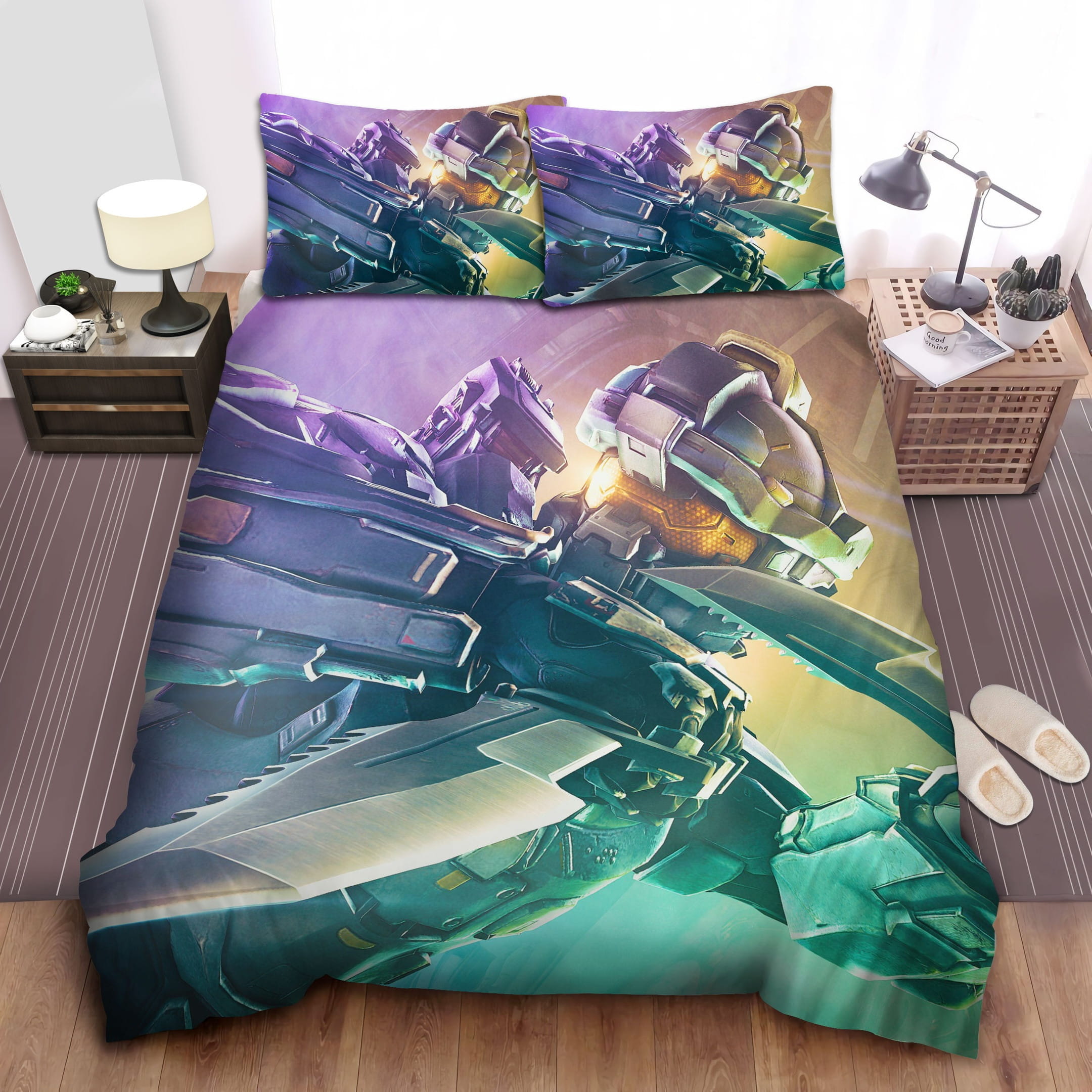 Halo Colourful Guardian Decorative Bedding Sets with Duvet Cover, Flatsheet, Pillowcases