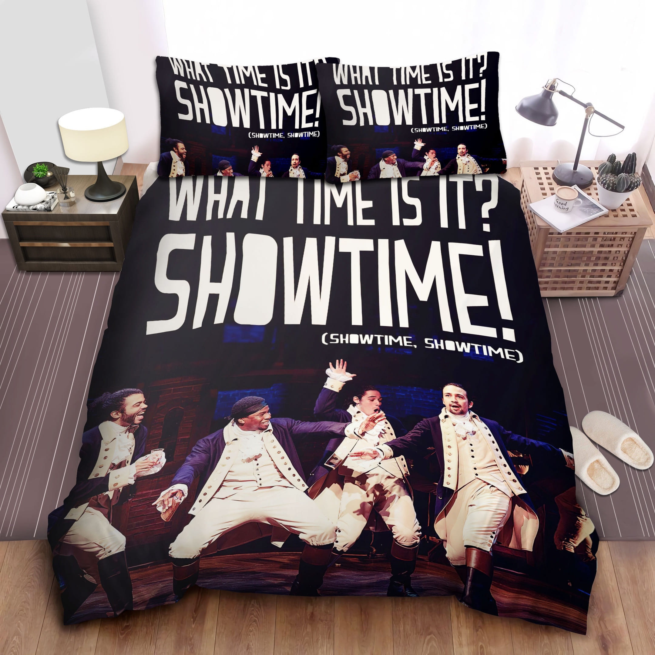 Hamilton What Times It Bedding Sets Duvet Cover, Flatsheet, Pillowcases For Every Bedroom