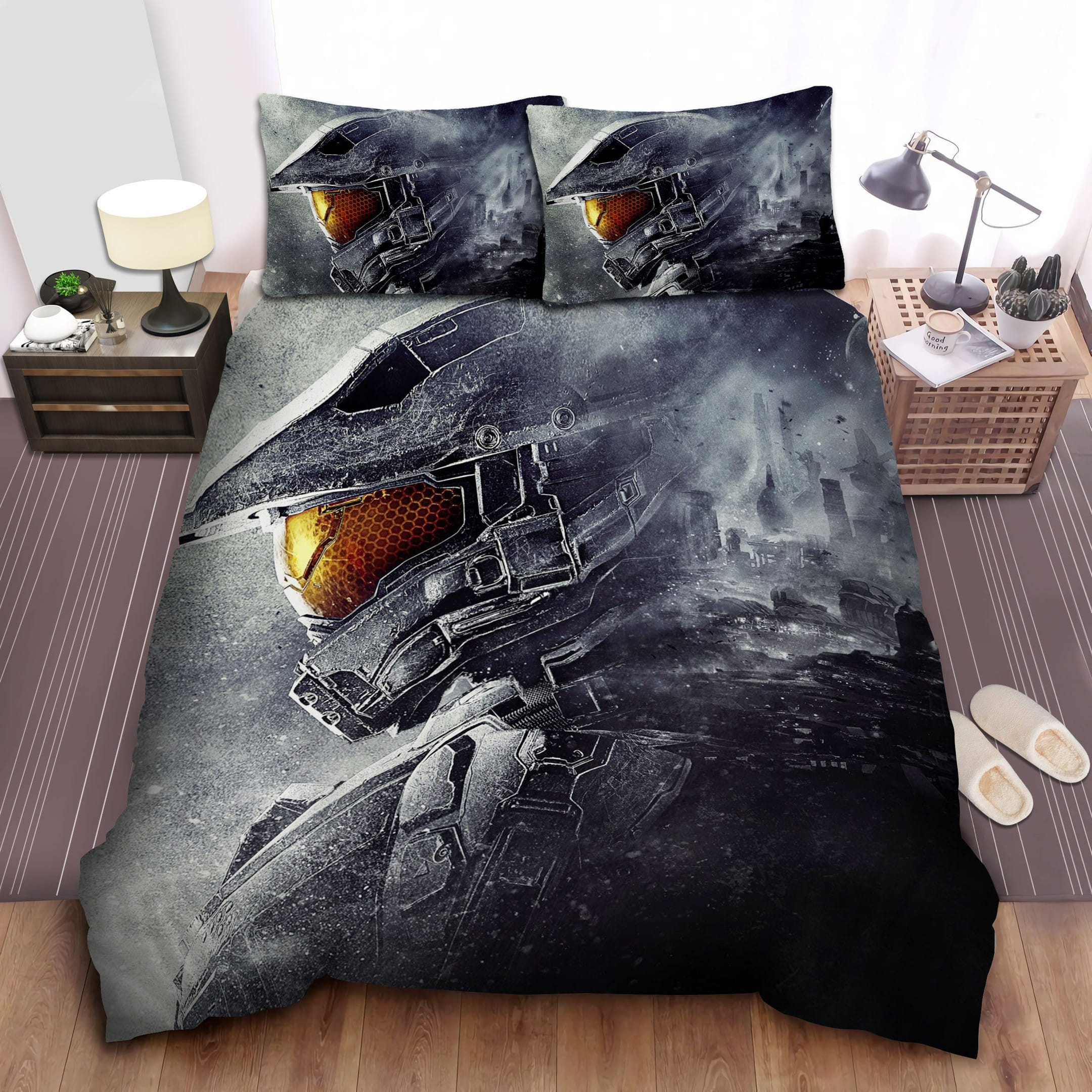 Halo Elite Guardian Bedding Sets Duvet Cover, Flatsheet, Pillowcases Perfect Gift For Fans