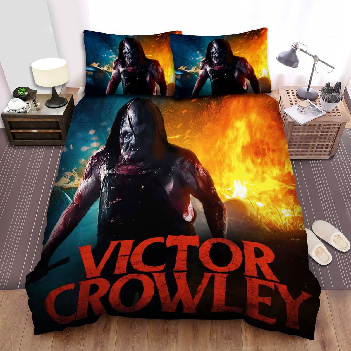 Hatchet Monster Bedding Set, Gift For Christmas, Birthday, Thanksgiving