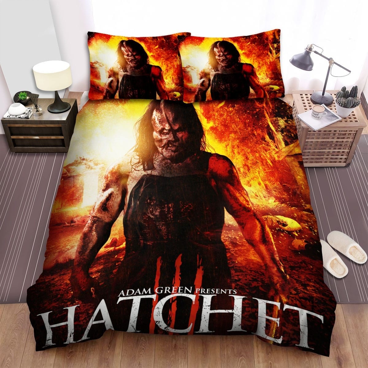 Hatchet Poster 2 Bedding Set, Gift For Christmas, Birthday, Thanksgiving