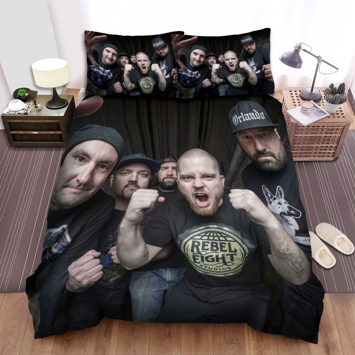 Hatebreed Band Sound Bedding Sets, Flatsheet Gift For Christmas, Thanksgiving, Halloween