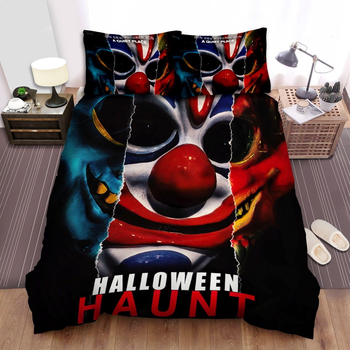Haunt (I) Halloween Bedding Sets, Flatsheet Gift For Wife, Husband, Besties