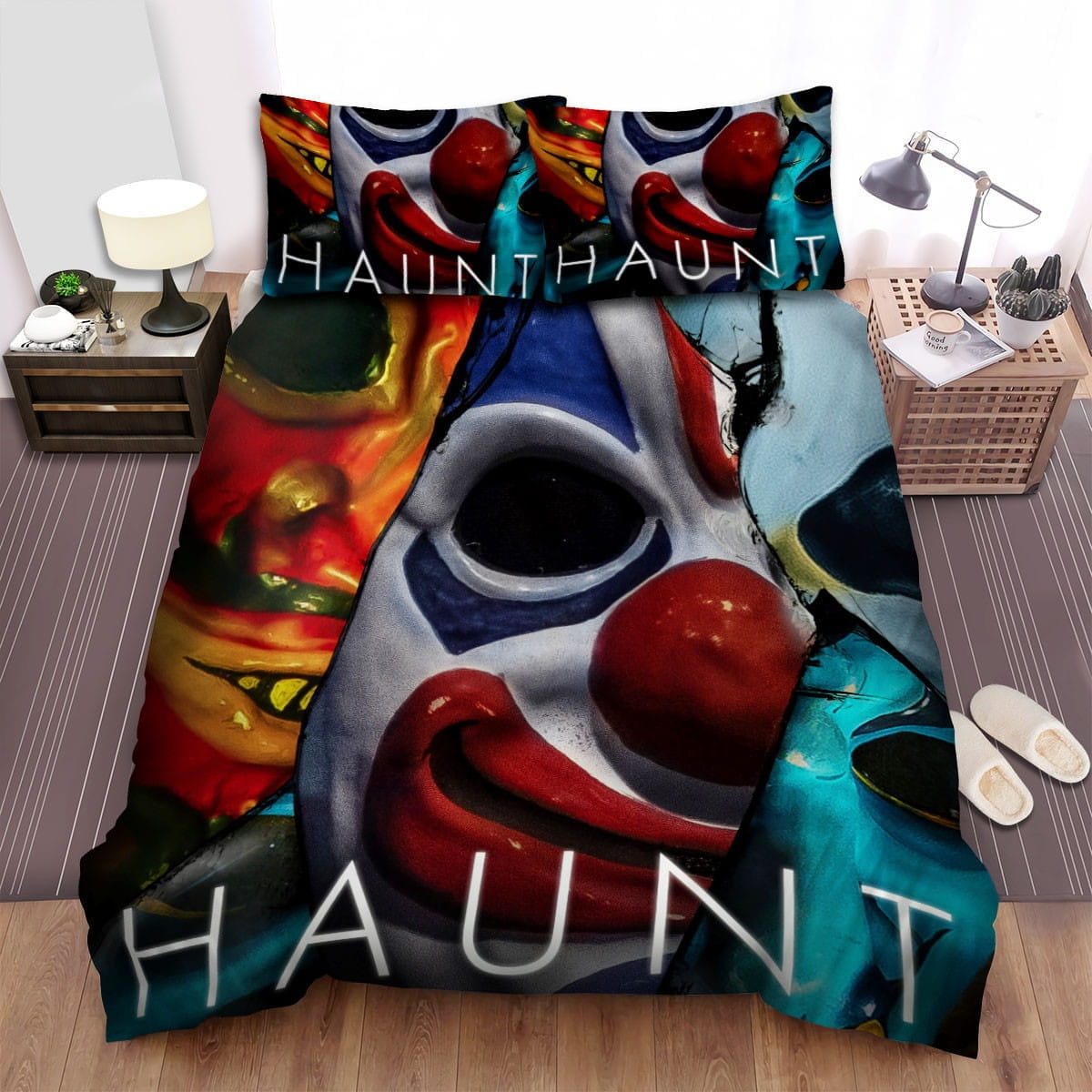 Haunt (I) Mask Bedding Sets Duvet Cover, Flatsheet, Pillowcase For Your Lover