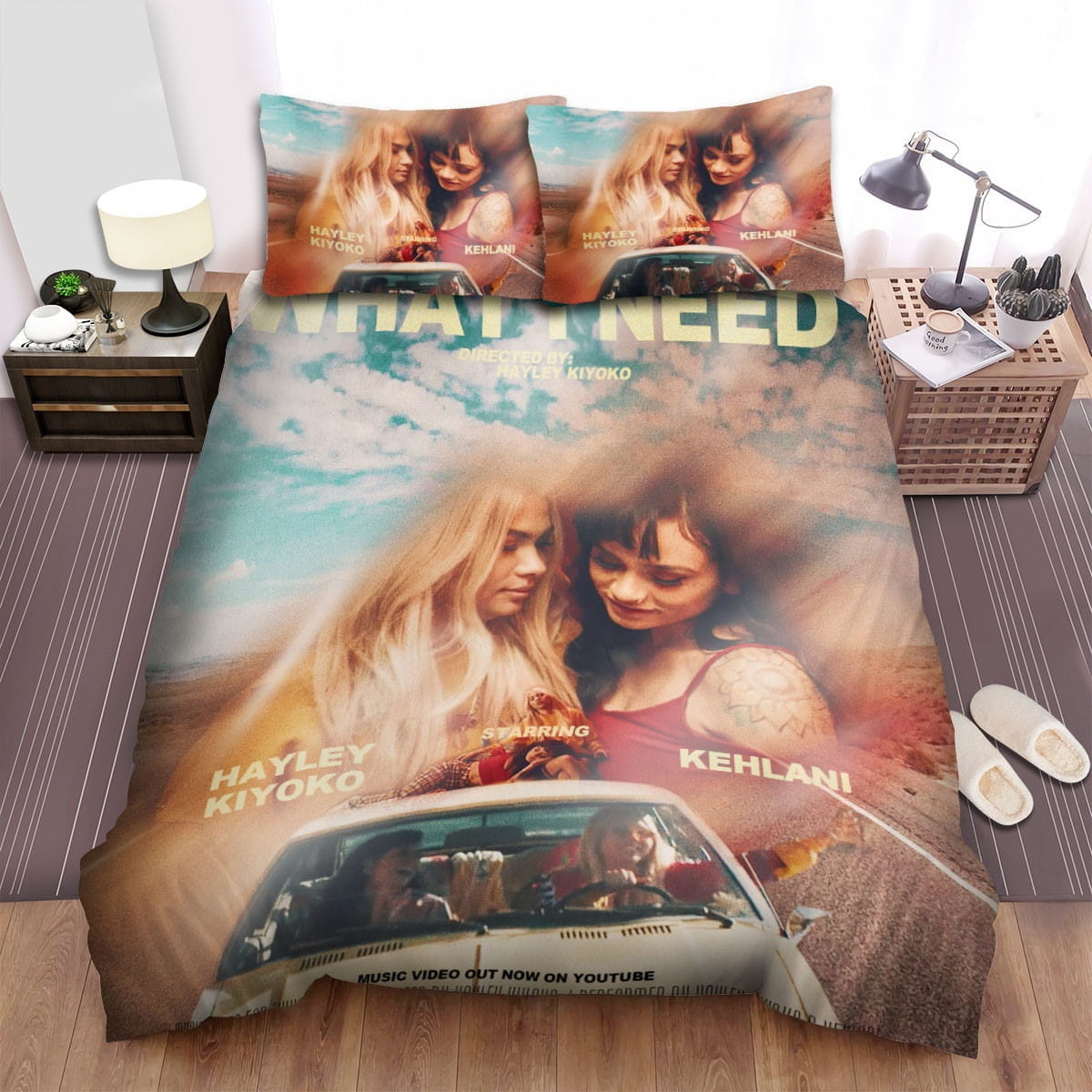 Hayley Kiyoko What I Need Bedding Sets, Flatsheet Gift For Wife, Husband, Besties