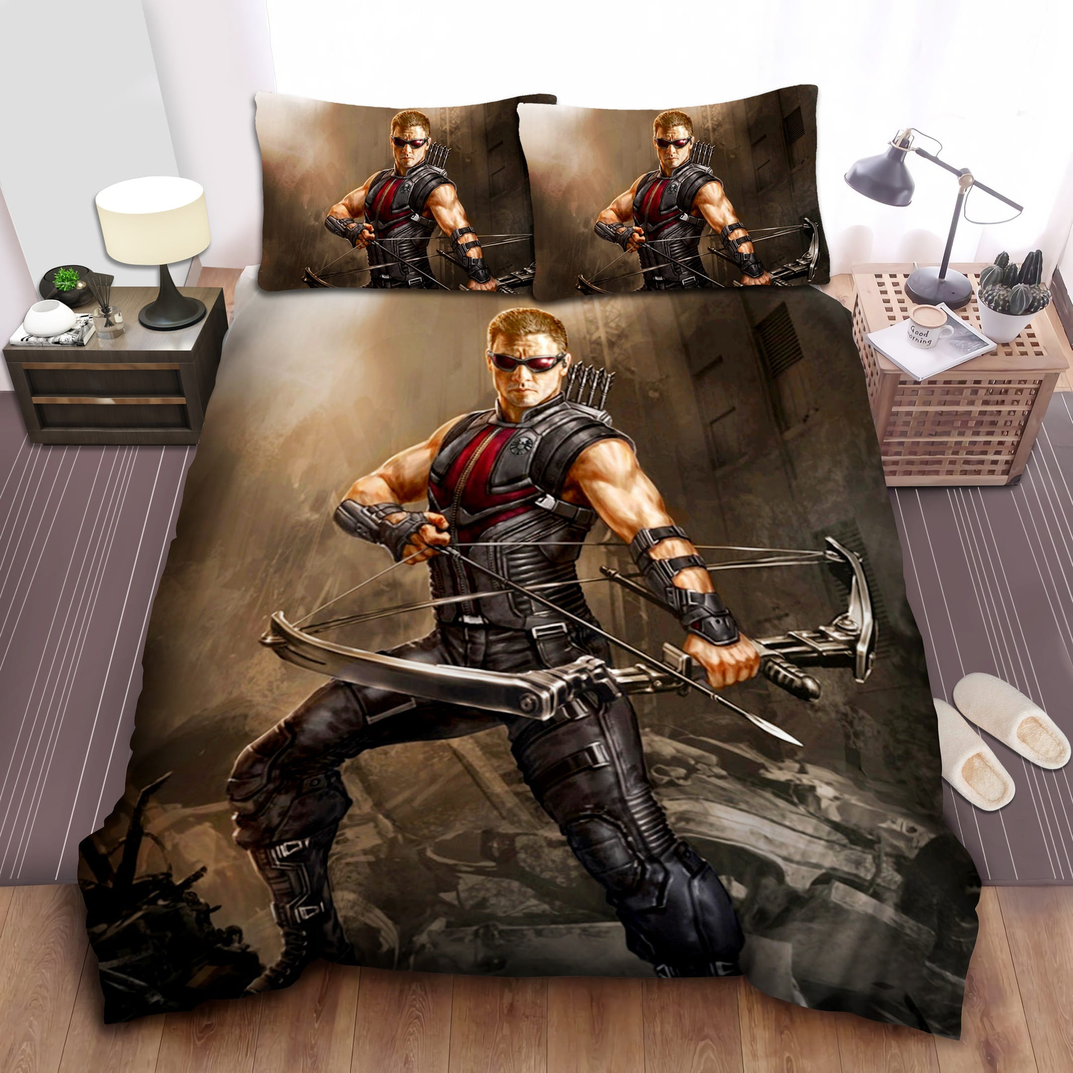 Hawkeye Bedding Sets Duvet Cover, Flatsheet, Pillowcase For Your Lover