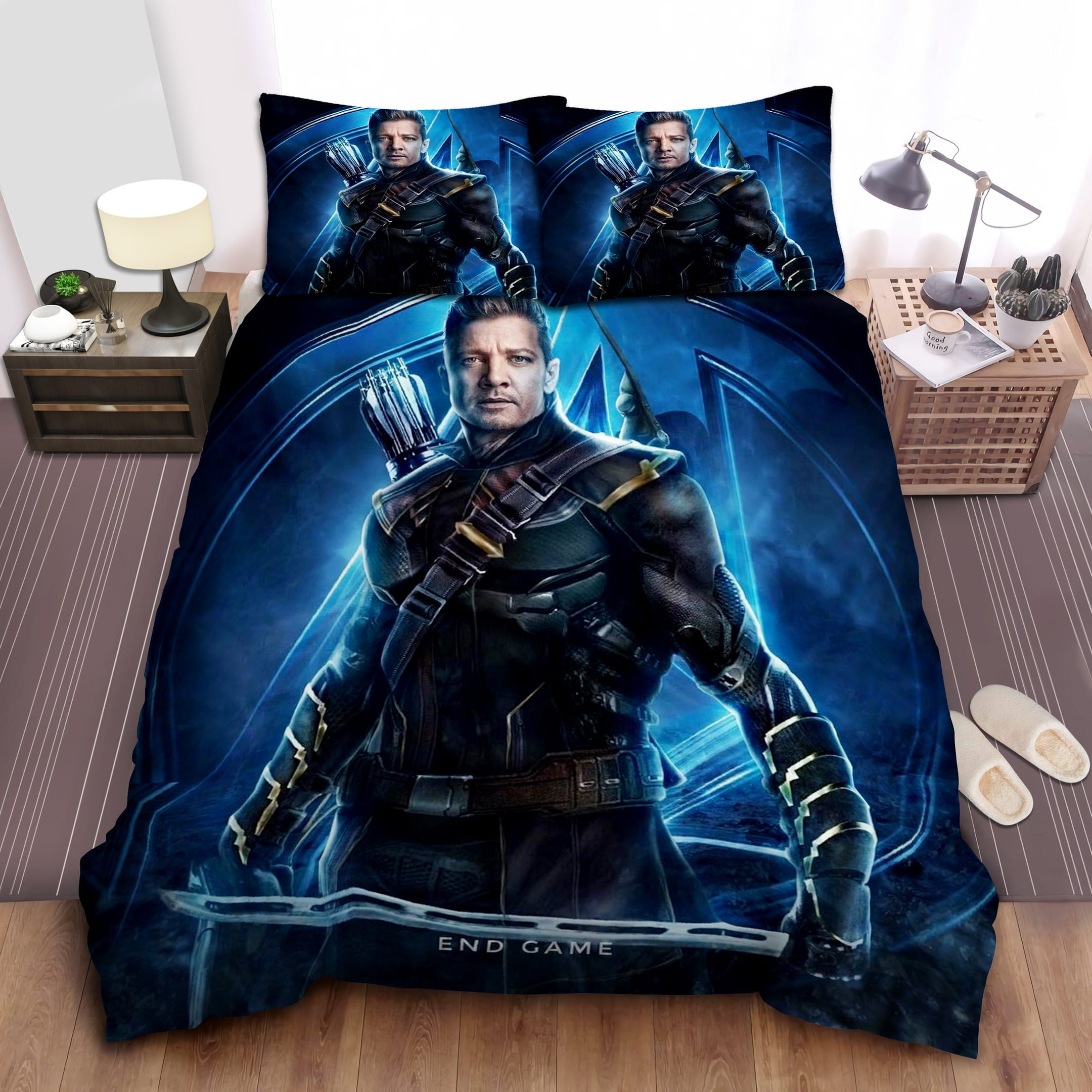 Hawkeye Bedding Sets, Flatsheet Gift For Christmas, Thanksgiving, Halloween