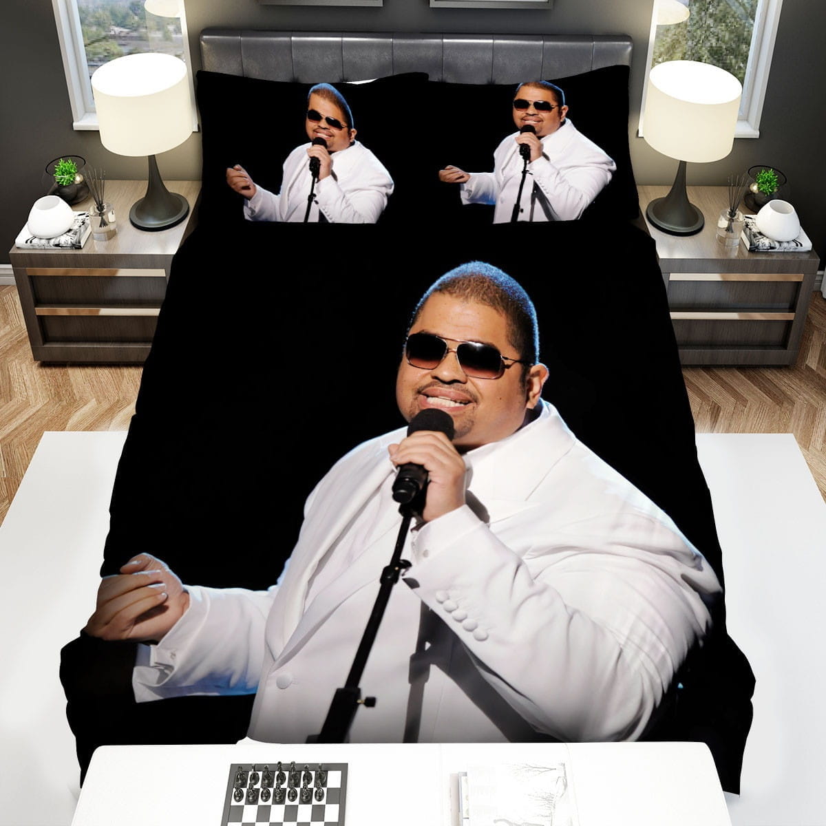 Heavy D On Stage Bedding Sets Duvet Cover, Flatsheet, Pillowcase For Your Lover