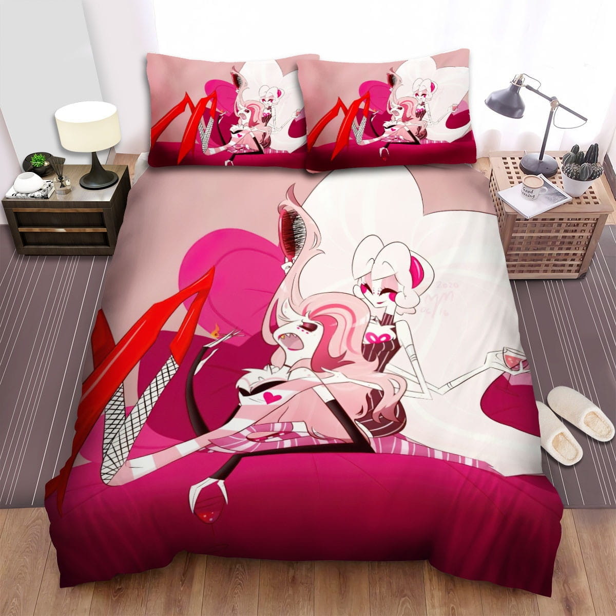 Hazbin Hotel Having Fun Bedding Sets Duvet Cover, Flatsheet, Pillowcases For Every Bedroom