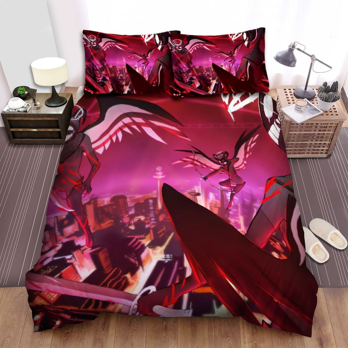 Hazbin Hotel Devils Bedding Sets Duvet Cover, Flatsheet, Pillowcases Perfect Gift For Fans