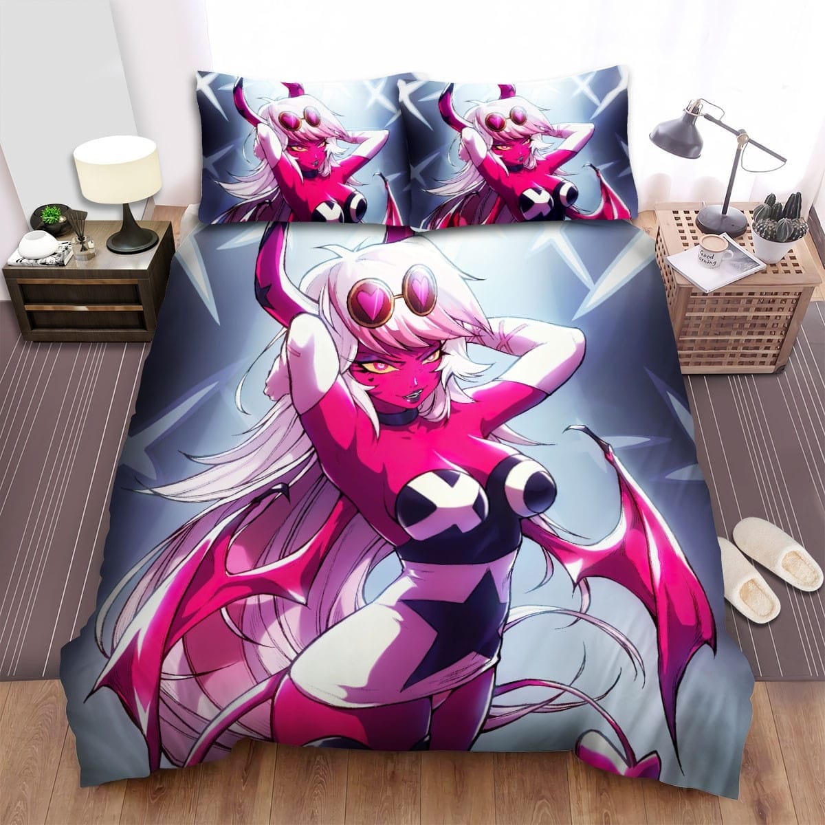 Hazbin Hotel Verosika Bedding Sets, Flatsheet Gift For Christmas, Thanksgiving, Halloween