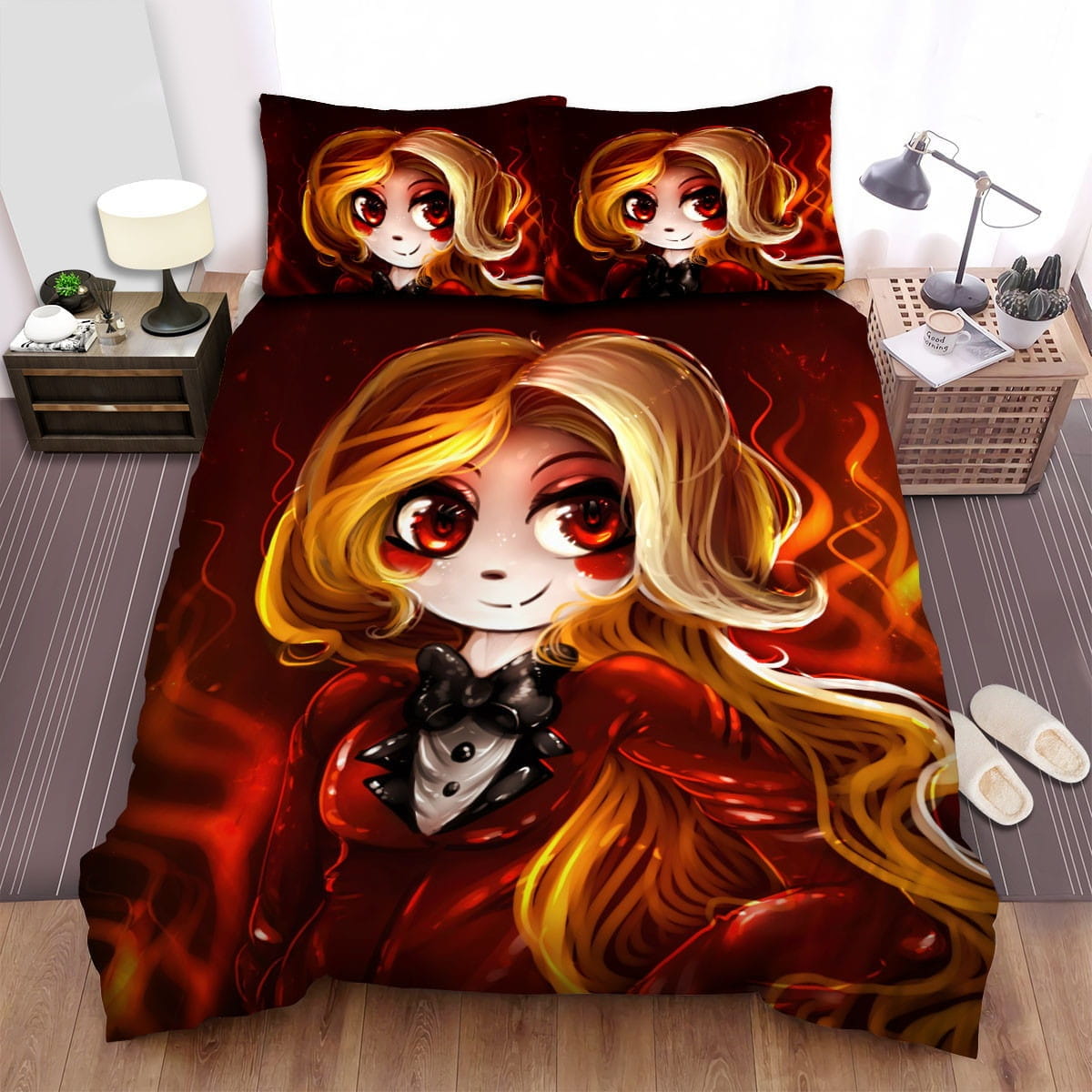 Hazbin Hotel Charlie Magne Bedding Sets, Flatsheet Gift For Wife, Husband, Besties