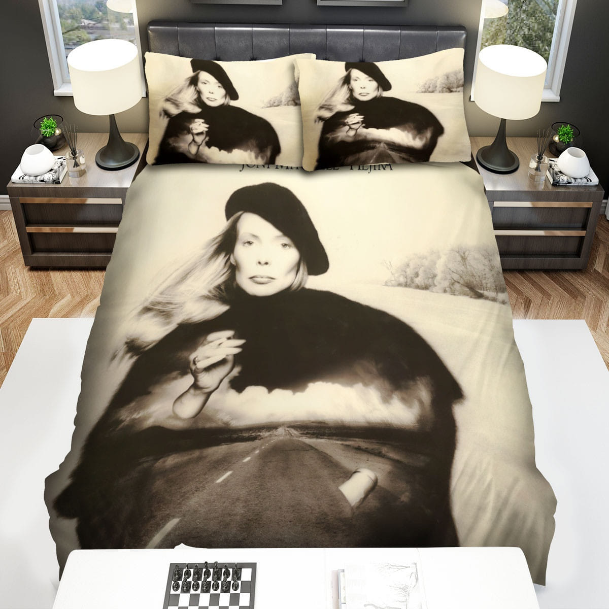 Hejara Joni Mitchell Bedding Sets Duvet Cover, Flatsheet, Pillowcases For Every Bedroom