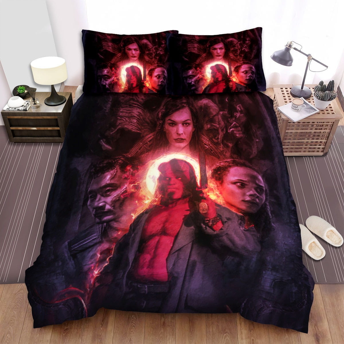 Hellboy Movie Art 3 Bedding Set, Gift For Christmas, Birthday, Thanksgiving