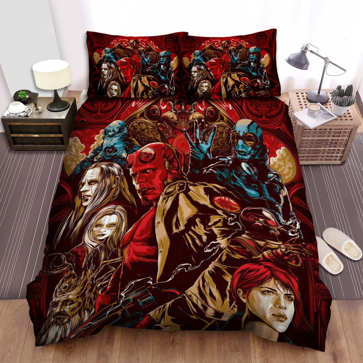 Hellboy Golden Army Bedding Sets Duvet Cover, Flatsheet, Pillowcases For Every Bedroom