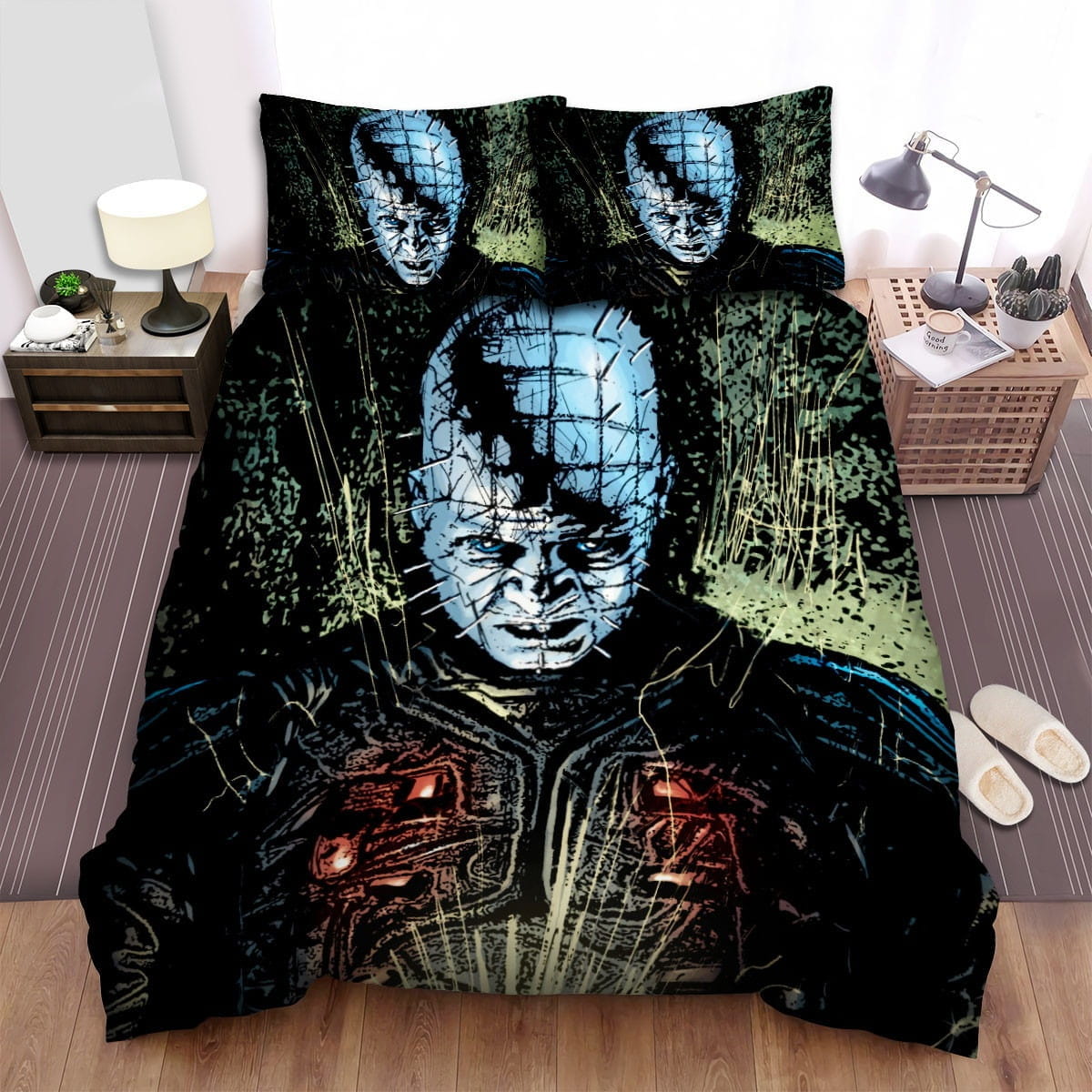 Hellraiser Music Flared Up Bedding Sets Duvet Cover, Flatsheet, Pillowcase For Your Lover