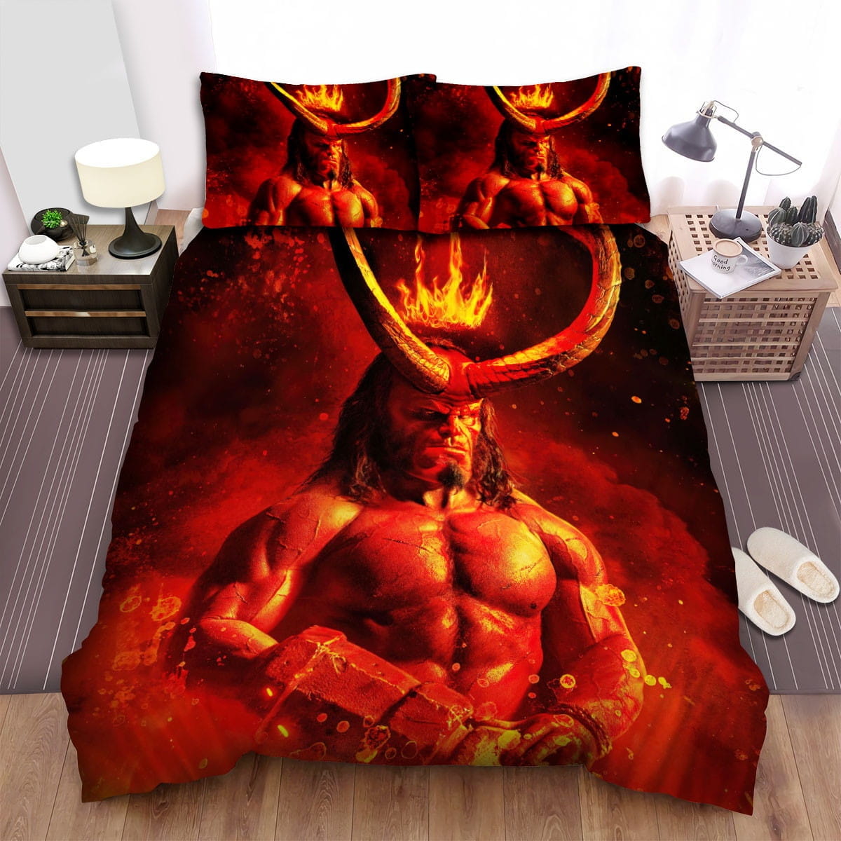 Hellboy Poster 3 Bedding Sets, Flatsheet Gift For Wife, Husband, Besties