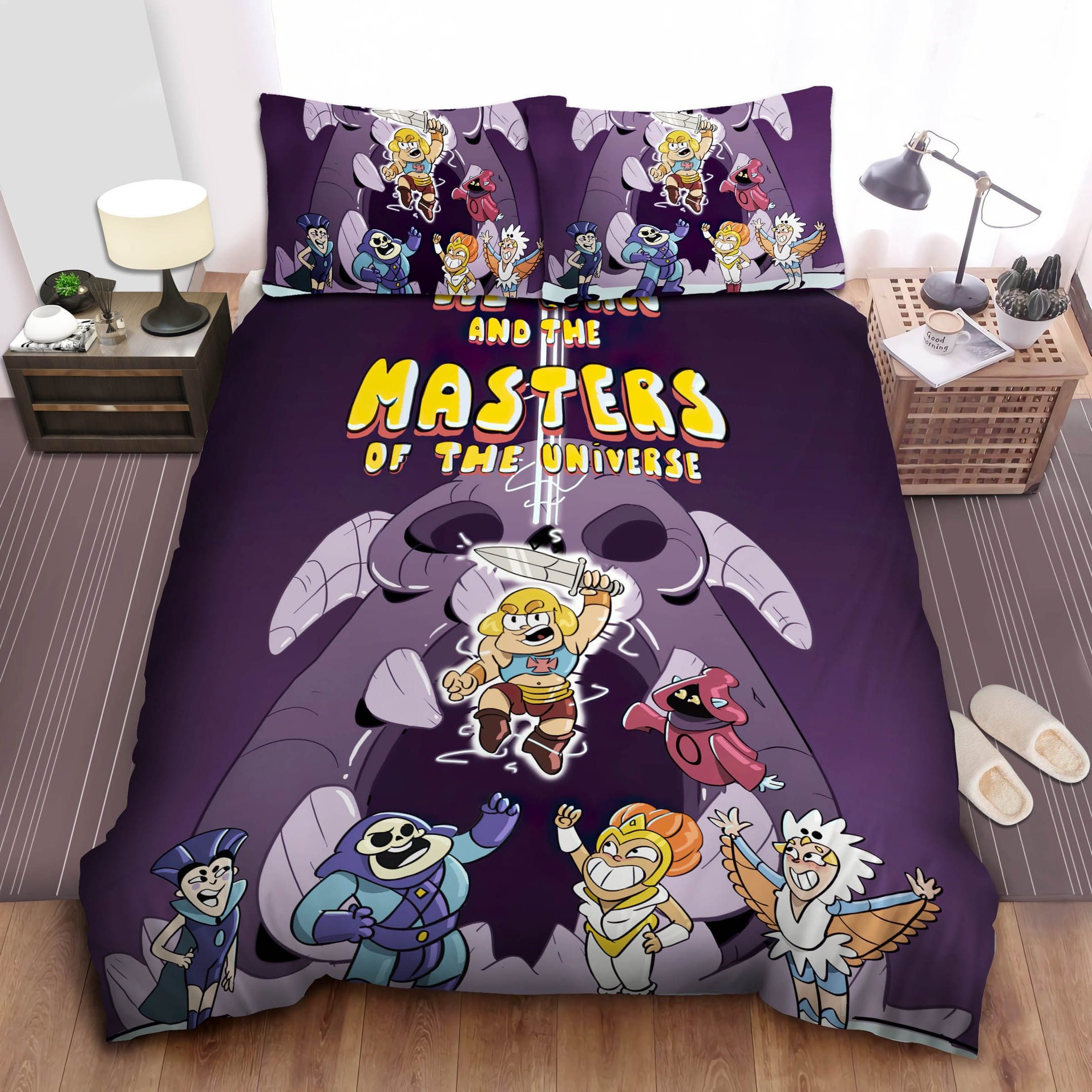 He-Man Bedding Sets Duvet Cover, Flatsheet, Pillowcases Perfect Gift For Fans