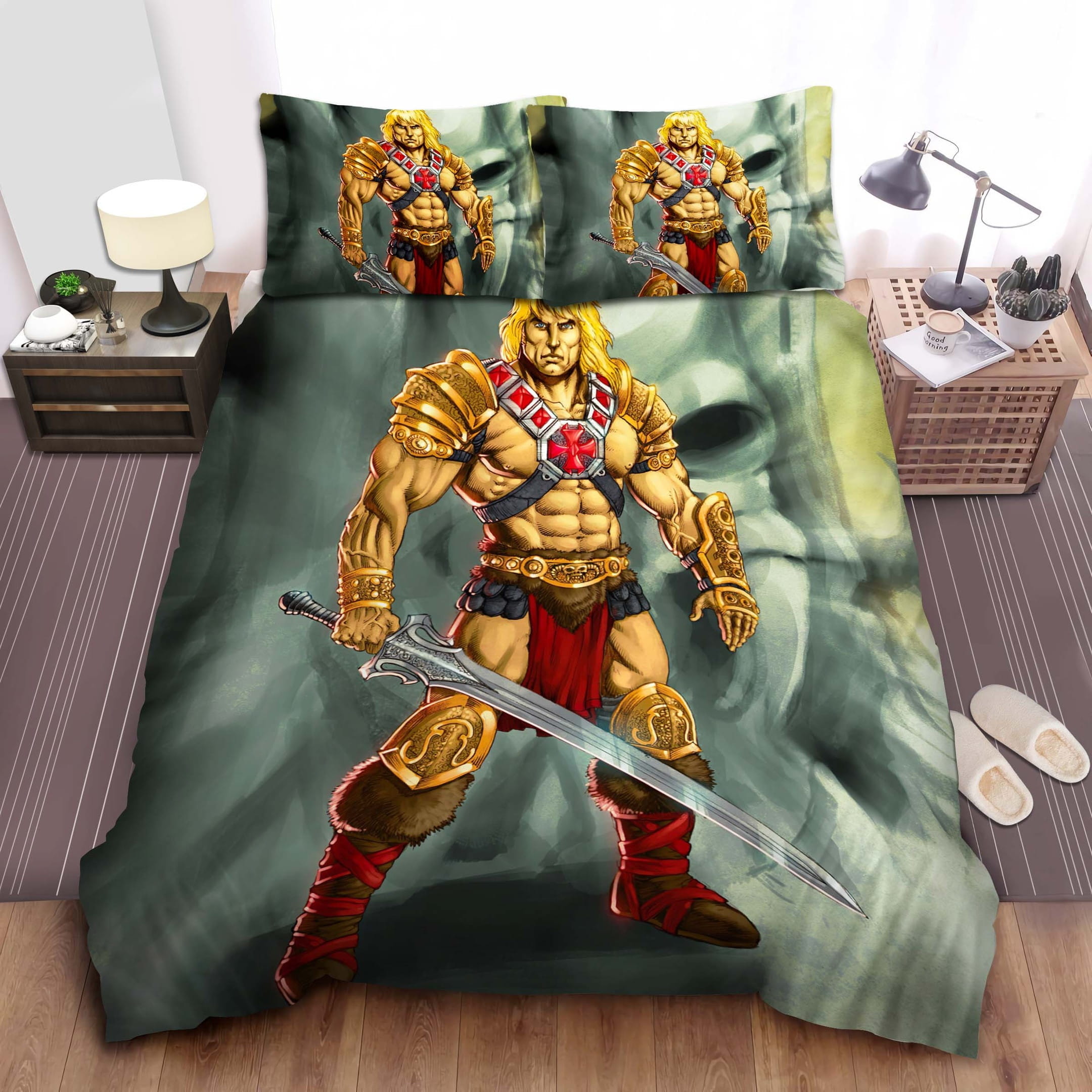 He-Man Bedding Set, Gift For Christmas, Birthday, Thanksgiving