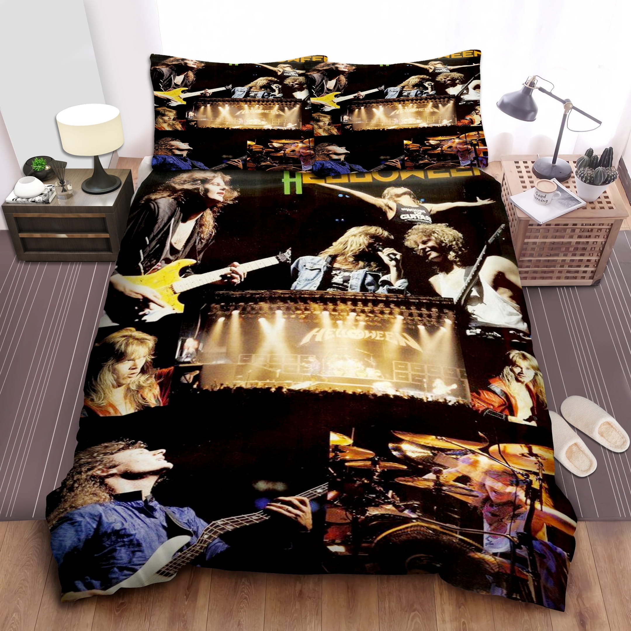 Helloween Band Bedding Sets Duvet Cover, Flatsheet, Pillowcases For Every Bedroom
