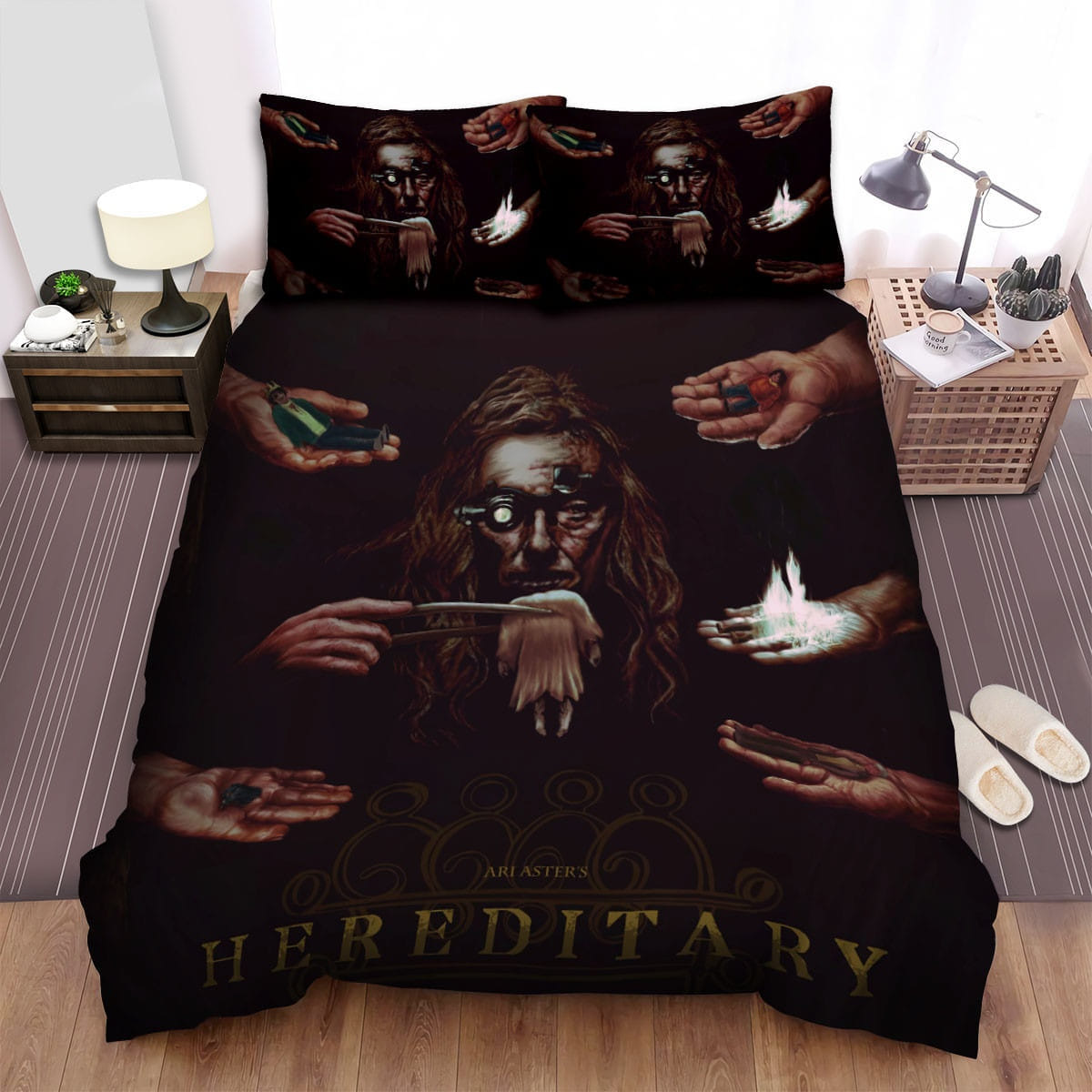 Hereditary Hands Bedding Sets Duvet Cover, Flatsheet, Pillowcases For Every Bedroom