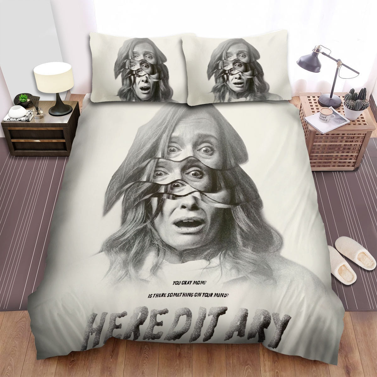 Hereditary Scared Bedding Sets, Flatsheet Gift For Wife, Husband, Besties