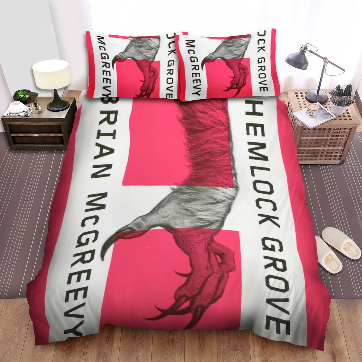 Hemlock Grove Claws Bedding Sets, Flatsheet Gift For Christmas, Thanksgiving, Halloween
