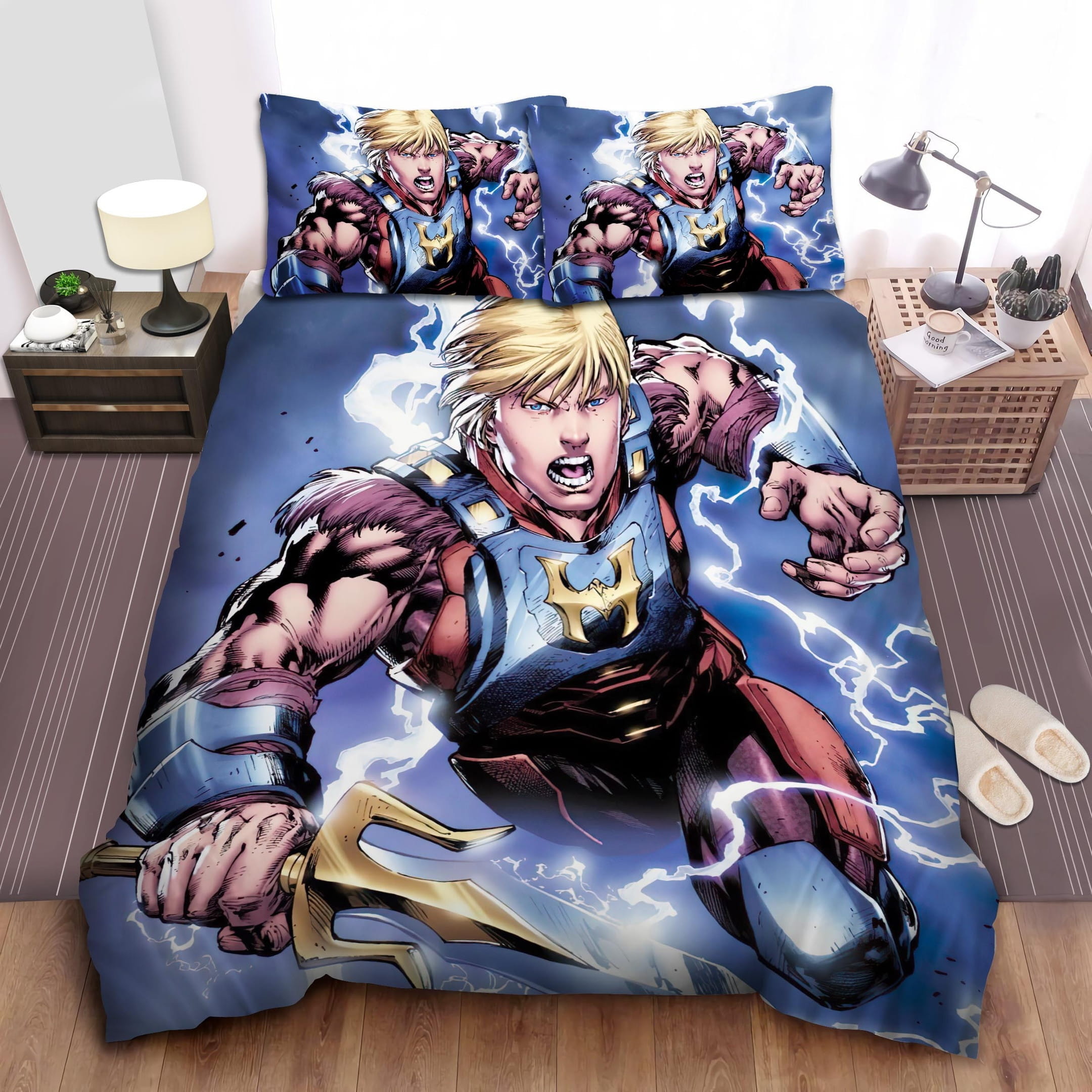He-Man Bedding Sets, Flatsheet Gift For Wife, Husband, Besties