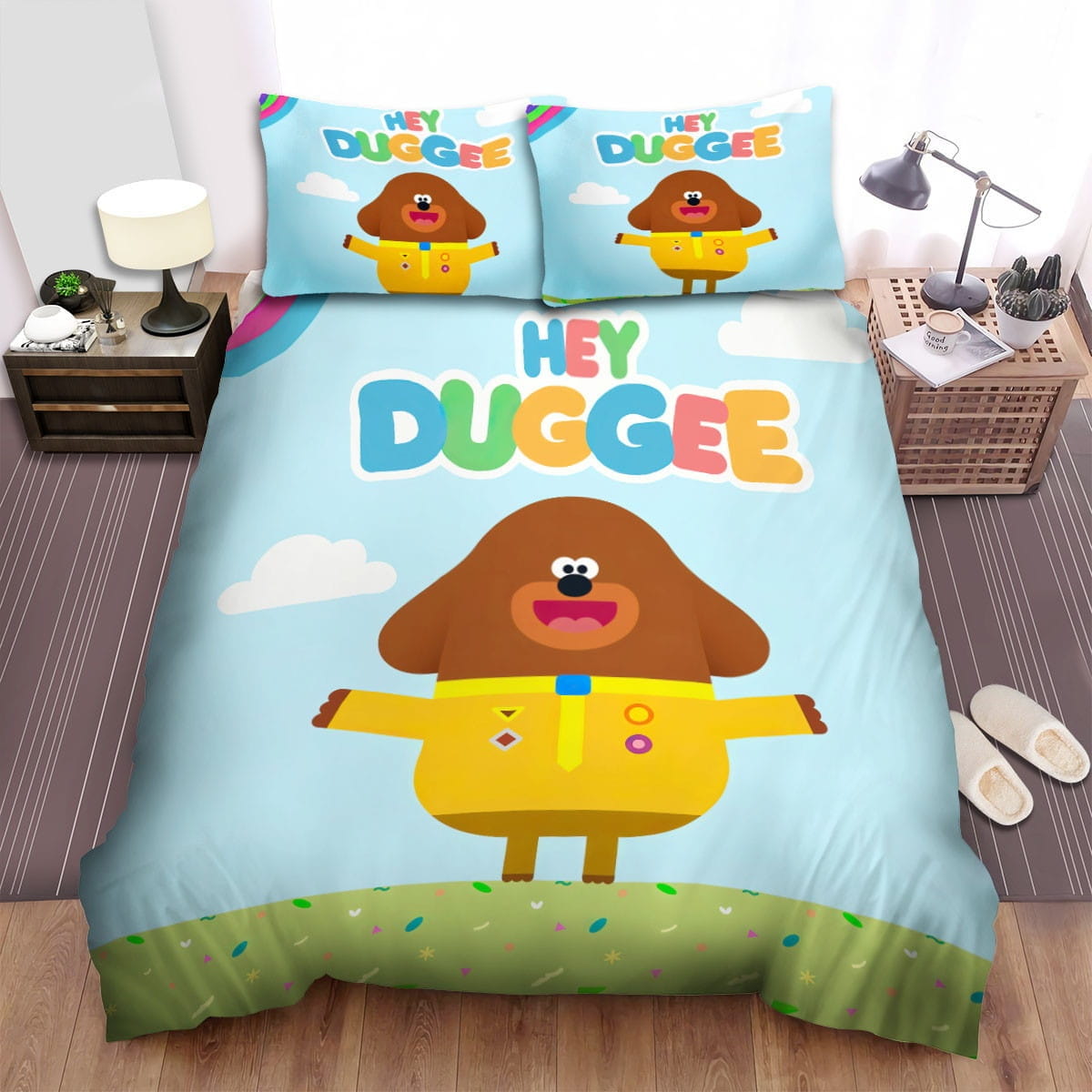 Hey Duggee Solo Poster Set Decorative Bedding Sets with Duvet Cover, Flatsheet, Pillowcases