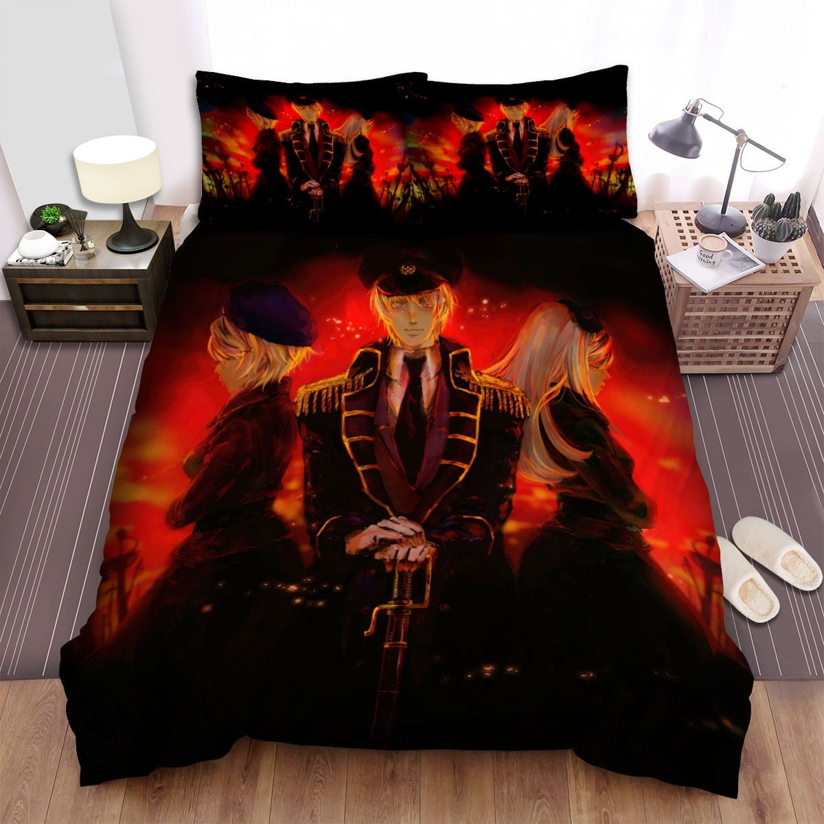 Hetalia Russian Art Bedding Sets, Flatsheet Gift For Christmas, Thanksgiving, Halloween