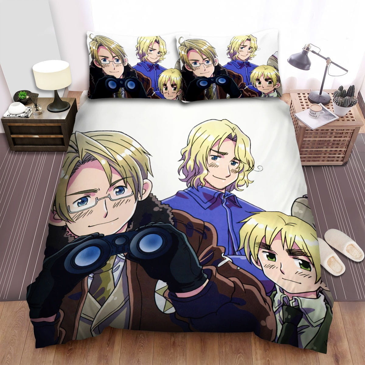 Hetalia Allied Forces Bedding Sets, Flatsheet Gift For Wife, Husband, Besties