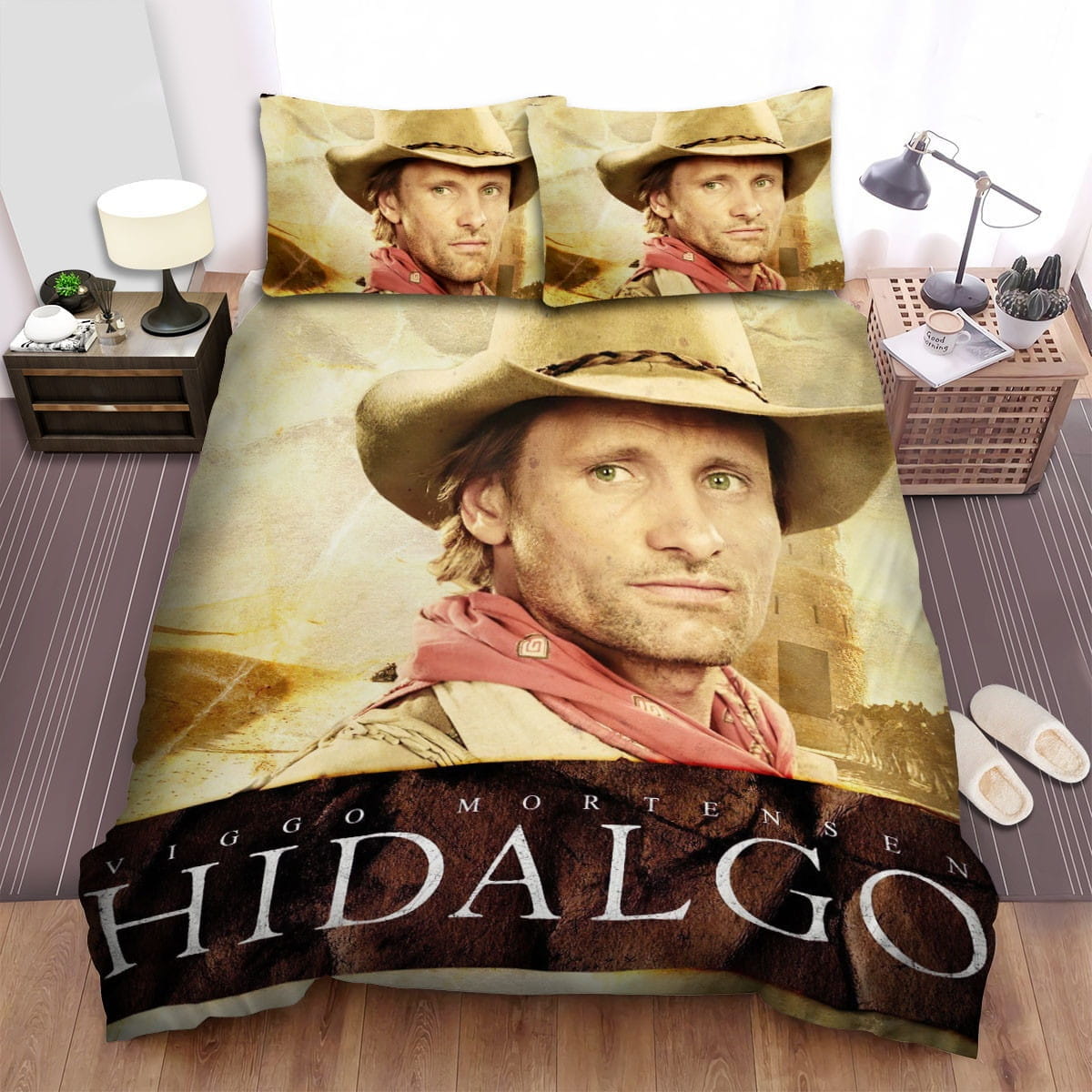 Hidalgo Poster 2 Bedding Sets, Flatsheet Gift For Christmas, Thanksgiving, Halloween