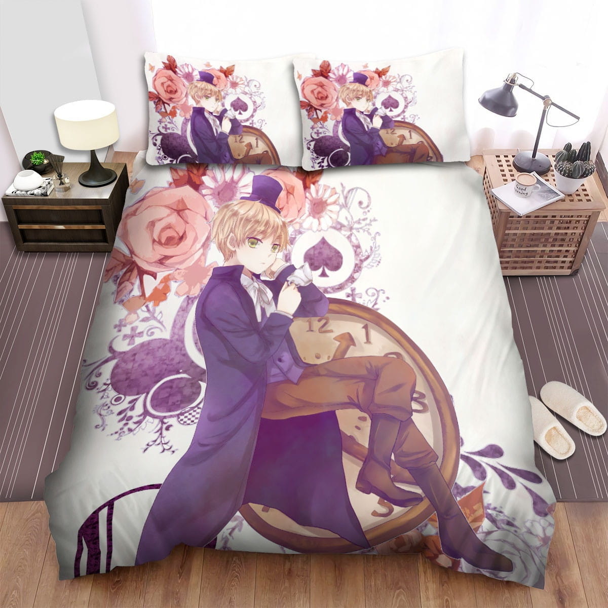 Hetalia England Bedding Sets Duvet Cover, Flatsheet, Pillowcases Perfect Gift For Fans