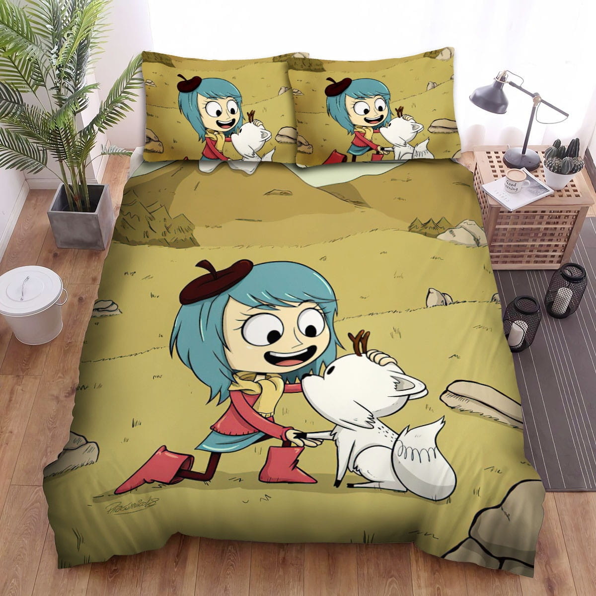 Hilda And Twig Bedding Sets, Flatsheet Gift For Christmas, Thanksgiving, Halloween