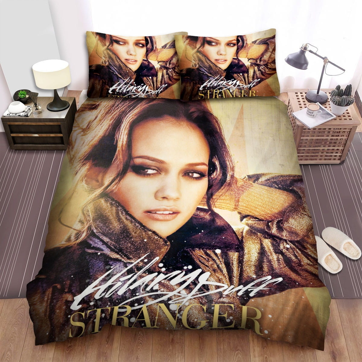 Hilary Duff Stranger Bedding Set, Gift For Christmas, Birthday, Thanksgiving