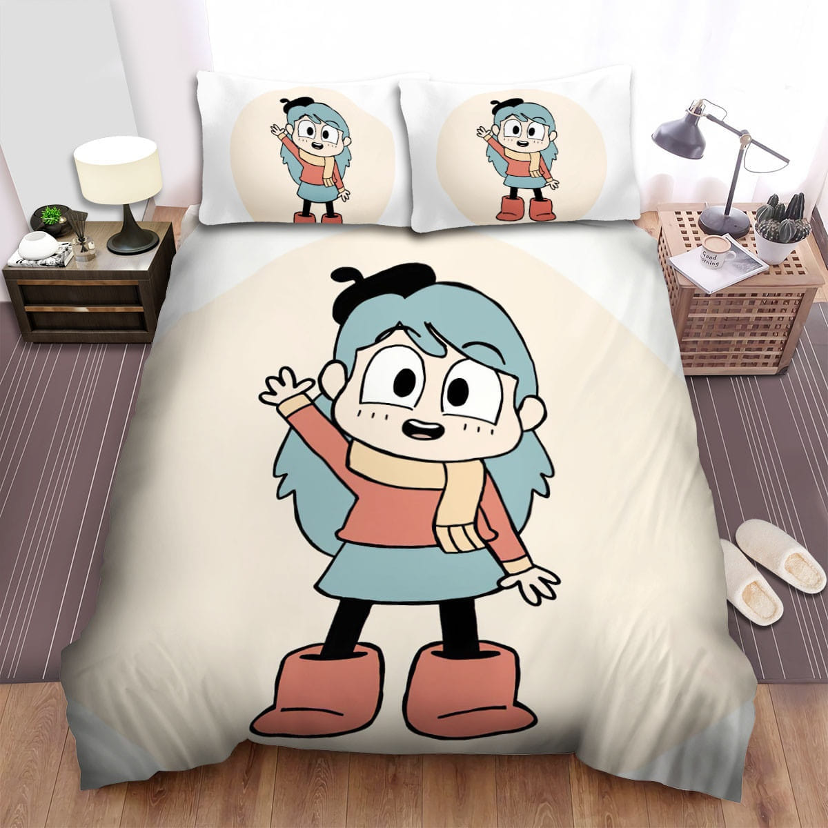 Hilda Illustration Bedding Sets Duvet Cover, Flatsheet, Pillowcases Perfect Gift For Fans