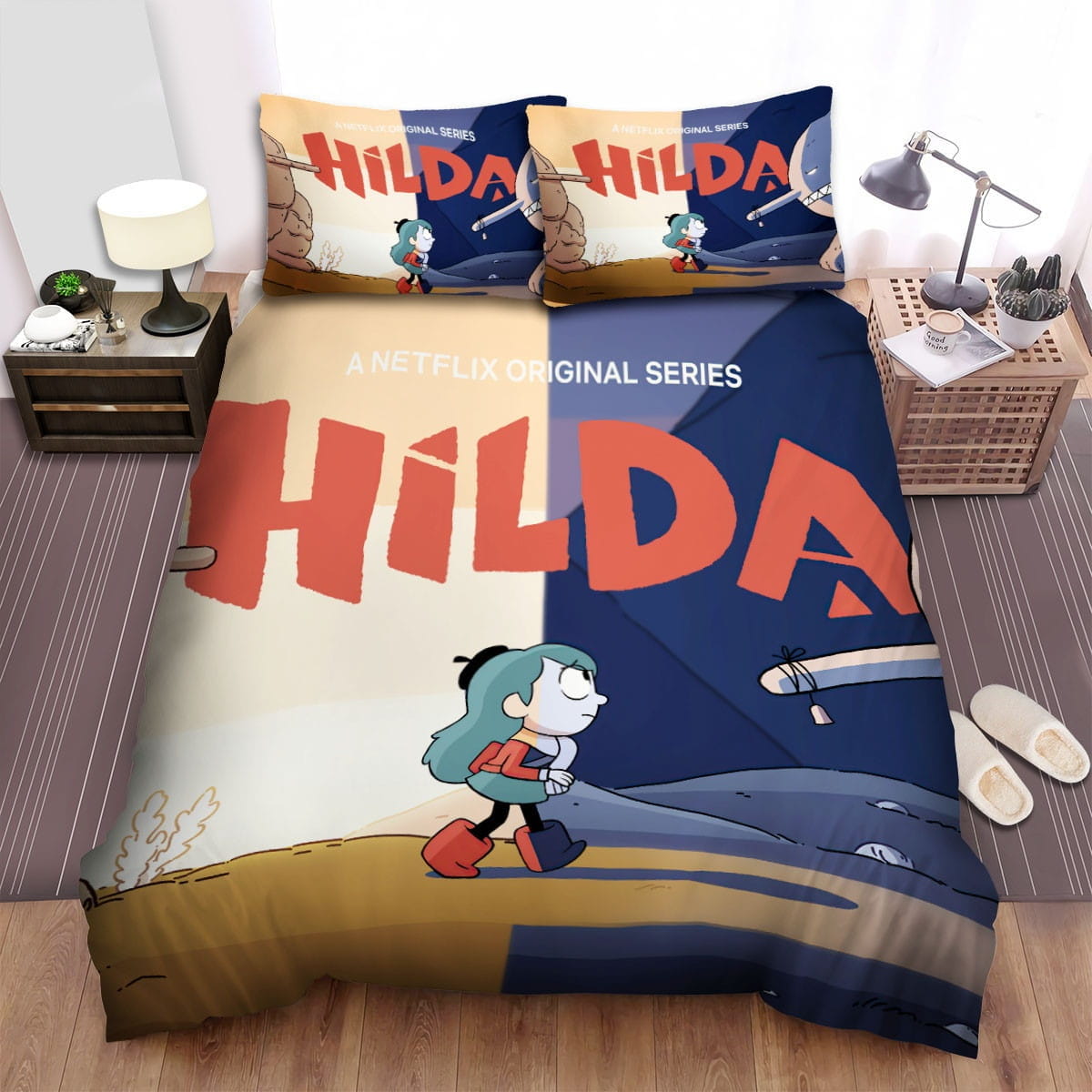 Hilda Into 2 Worlds Bedding Sets Duvet Cover, Flatsheet, Pillowcases For Every Bedroom