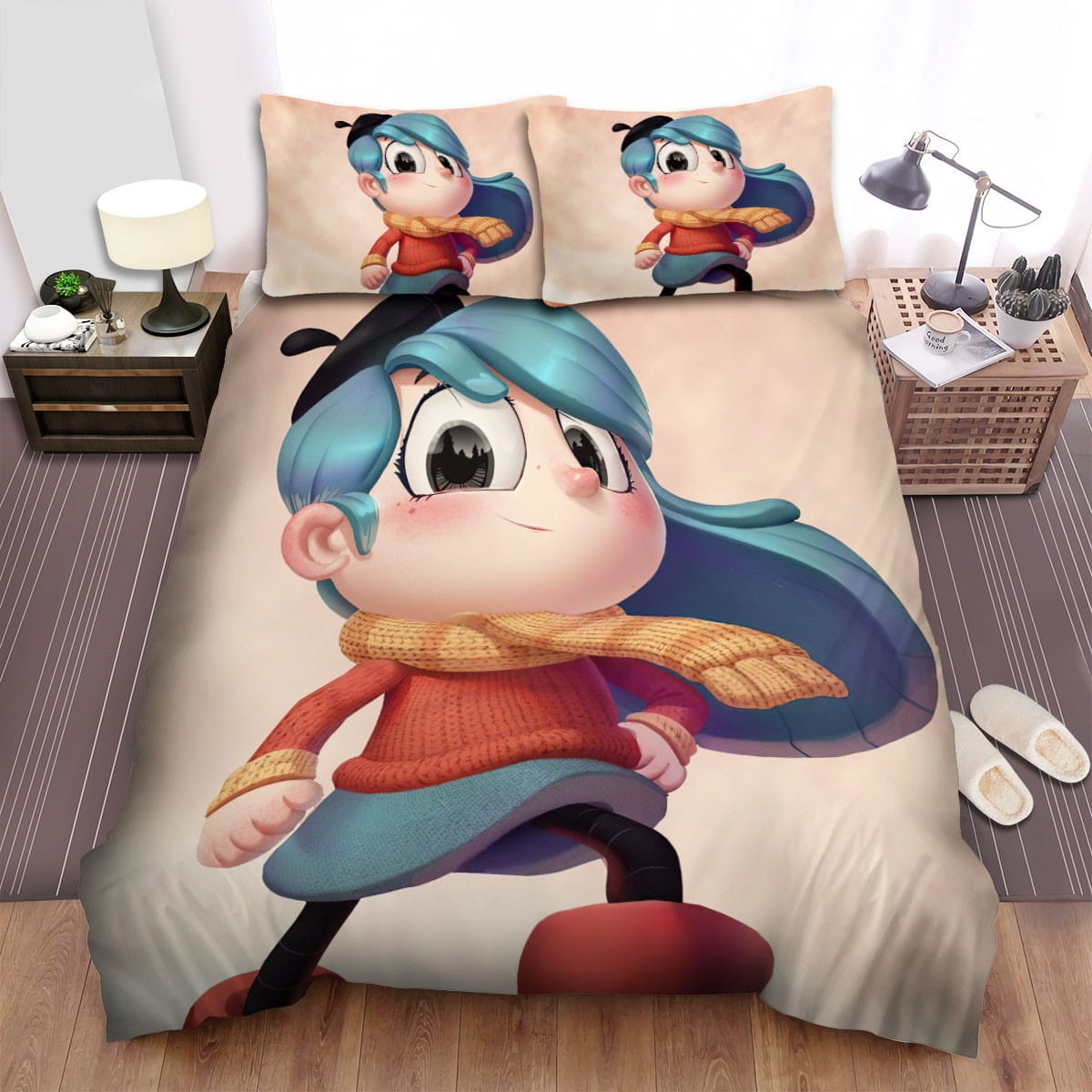 Hilda Solo Picture Bedding Set, Gift For Christmas, Birthday, Thanksgiving