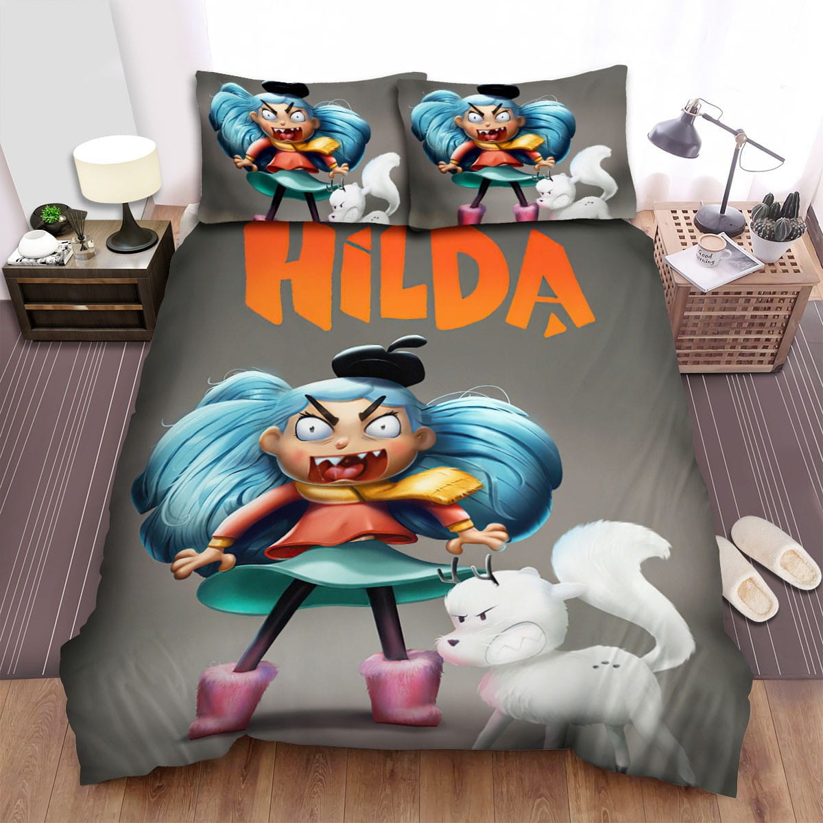 Hilda So Angry Decorative Bedding Sets with Duvet Cover, Flatsheet, Pillowcases